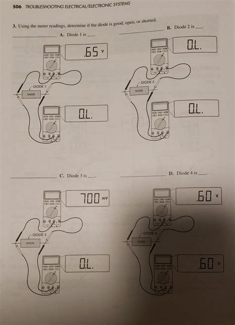 Troubleshooting Electrical/Electronic Systems Answer Key Pdf