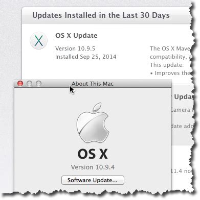 Mac OS 10.9.5 Update Troubleshooting