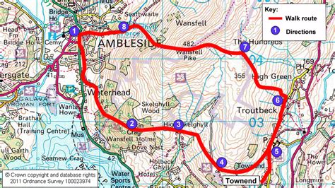 Troutbeck Map