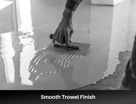 Trowel Finish Description
