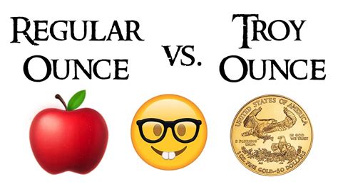 troy ounce vs ounce