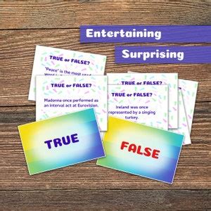 Tru Or False Printable Cards
