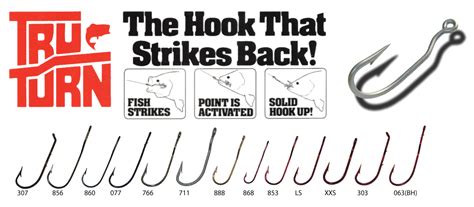 Tru Turn Hook Size Chart