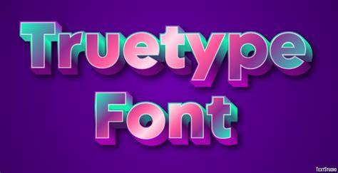 Truetype Font Pack 2 Download passlip