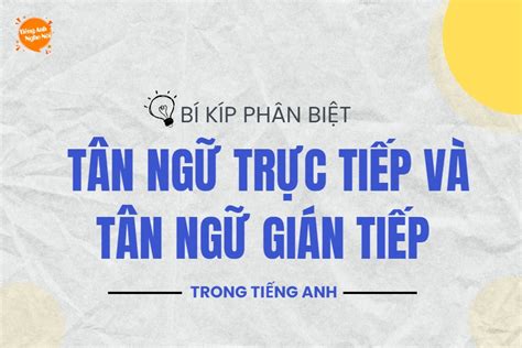 truc tiep tieng anh la gi