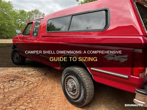 Truck Camper Shell Dimensions