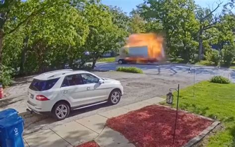 truck leak explodes propane
