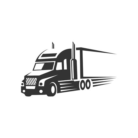 truck logo images vector