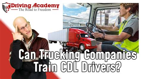 trucking companies that train you for cdl