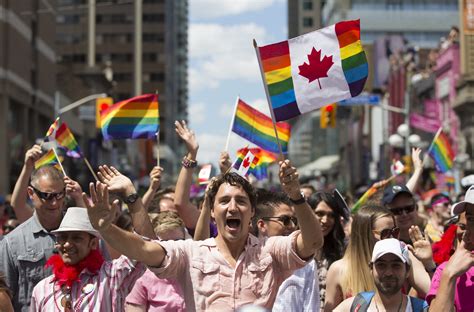 trudeau at gay parade