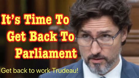 trudeau back to work