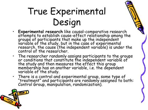 true experimental research design example quantitative