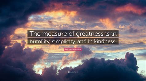 True Greatness and Simplicity