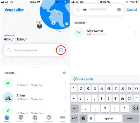 truecaller search