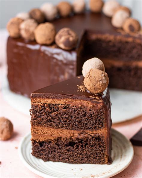 truffle chocolate cake