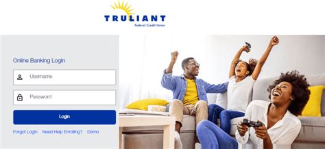 truliant online banking login page