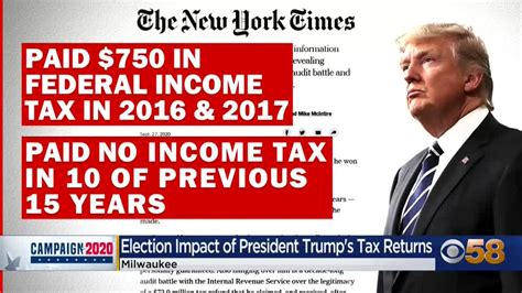 trump's taxes released today