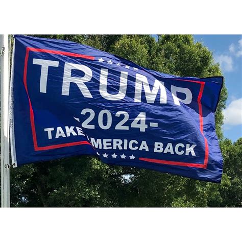 trump 2024 american flag
