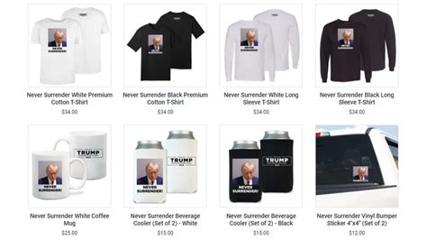 trump 2024 campaign merchandise