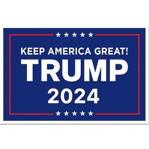 trump 2024 campaign sign