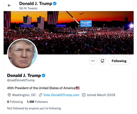 trump archived twitter