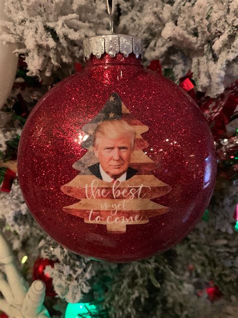 trump for christmas ornament