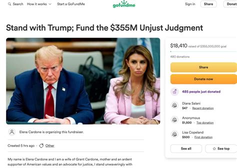 trump gofundme page cardone