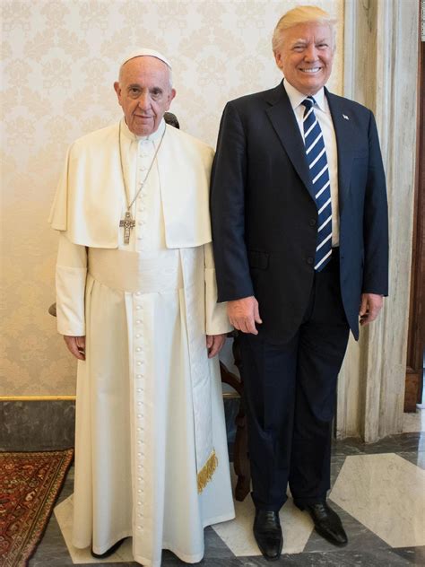 trump meeting the pope