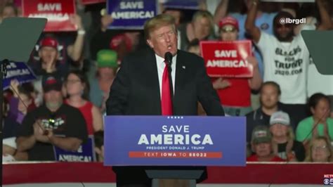 trump rally picks new slogan for 2024