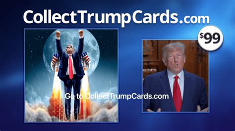 trump trading cards announcement video