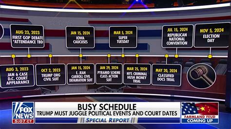 trump trial dates calendar