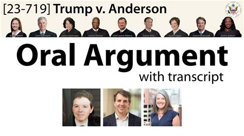 trump v. anderson oral argument
