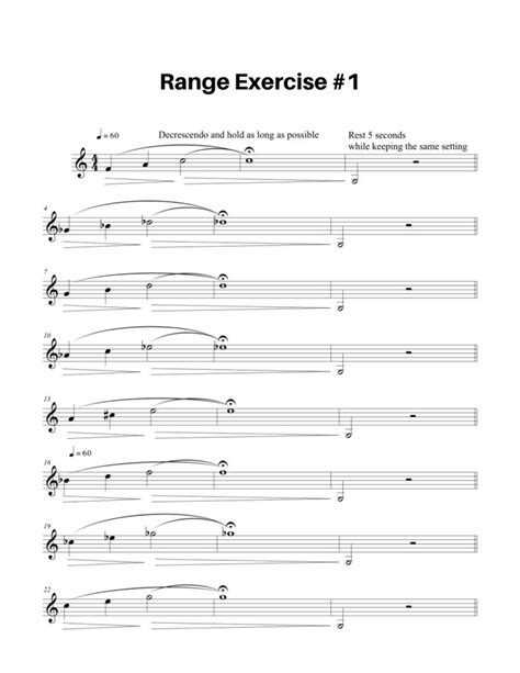 trumpet endurance exercises pdf