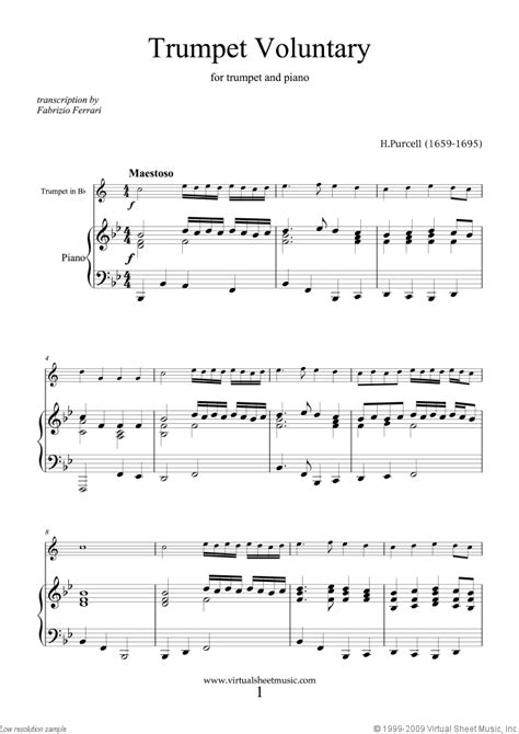 trumpet voluntary by purcell