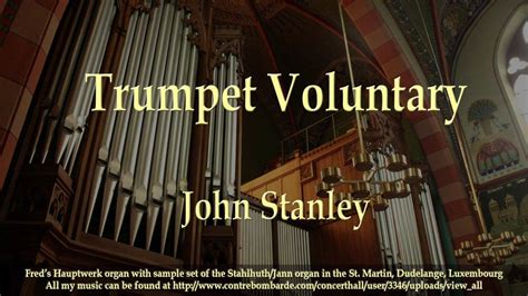 trumpet voluntary stanley youtube