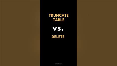 Truncate vs. Delete What’s the Difference?