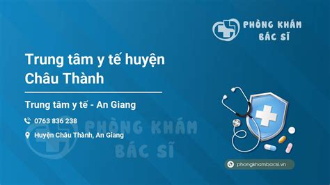 trung tâm y tế huyện châu thành an giang