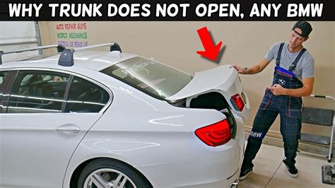 Trunk Not Opening Bmw