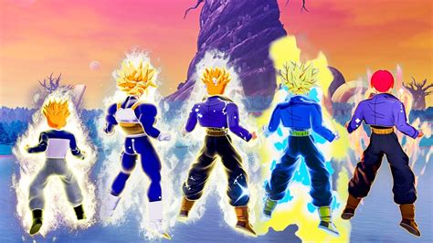 Trunks All Super Saiyan Forms