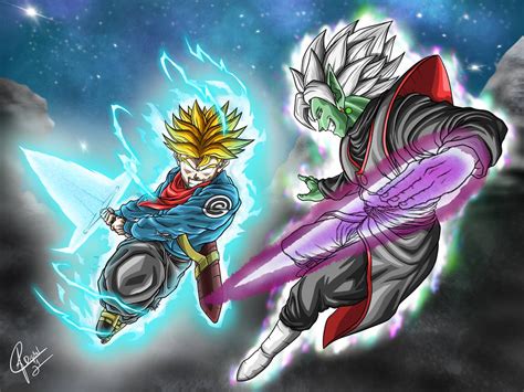 Trunks Vs Fused Zamasu