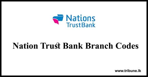 trust bank branch code