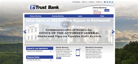 trust bank online login