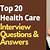 trusted health interview questions