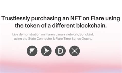 trustlessly purchasing an nft flare using token of different blockchain