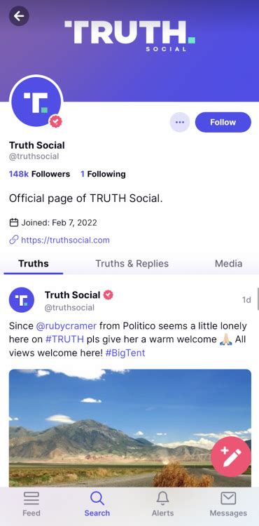 truth social website free sign up