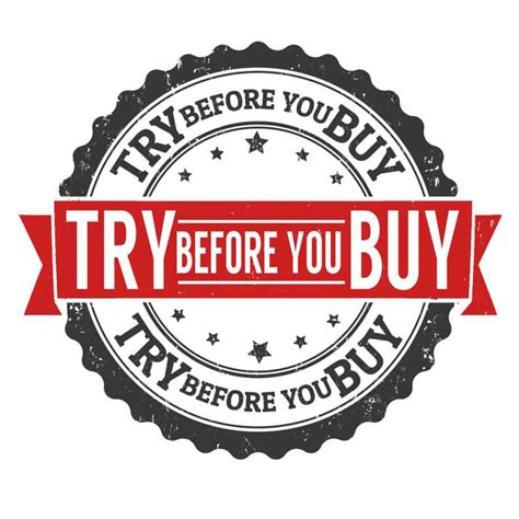 try before you buy