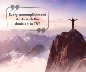 try your accomplishment