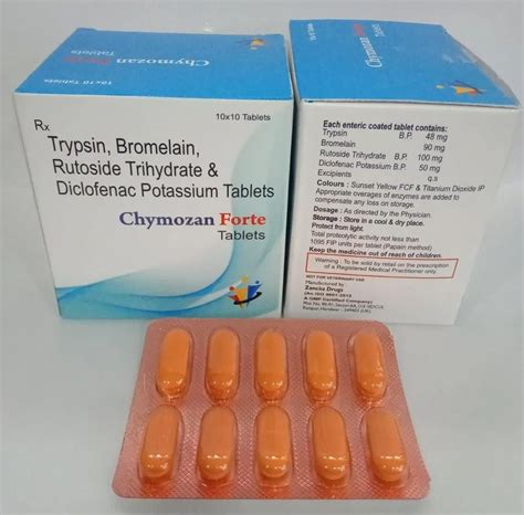 trypsin bromelain rutoside tablets