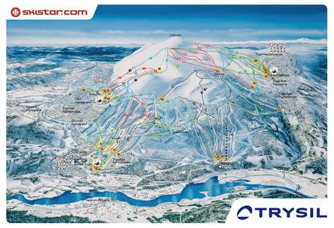 trysil norway ski map