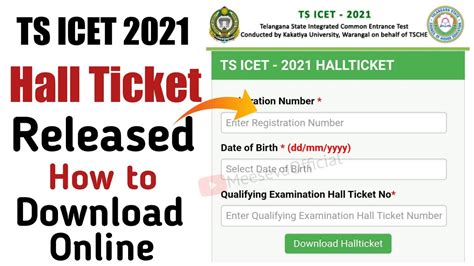 ts icet hall ticket download 2021